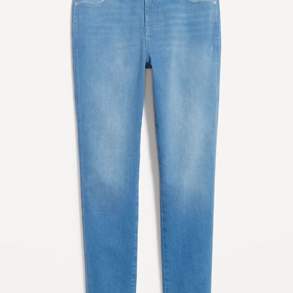 Only Navy High-Waisted Vintage Slim Jeans. Cornflower Blue sz 10